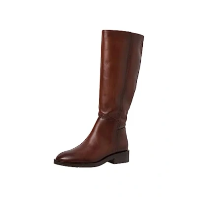 Afbeelding van Tamaris Laarzen, Dames, Maat: 38, Cognac Leer/ synthetisch
