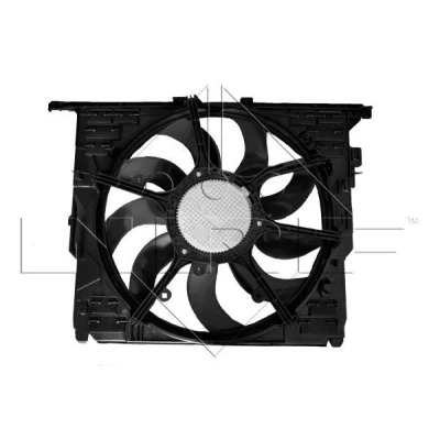 Afbeelding van NRF 47839 Radiator Ventilator 485 12 600 Met ventilatorraamwerk, Borstellose motor