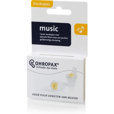 Afbeelding van Ohropax Oordopjes Filter Music 1 paar