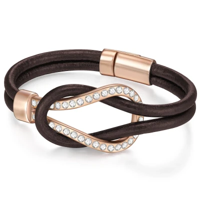 Afbeelding van Lulu &amp; Jane MODE Armband, Dames, Maat: One Size, Braun