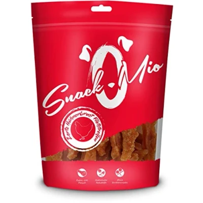 Afbeelding van Voordeelpakket: 4 x ca. 500g SnackOMio Malse kipfiletreepjes hondensnacks