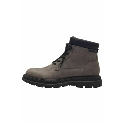 Afbeelding van S.OLIVER Stiefelette 51621743 Veterboots, Heren, Maat: 40, Dark grey Leer/ synthetisch