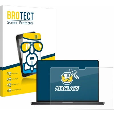 Afbeelding van BROTECT Screenprotector voor Apple MacBook Pro 16&quot; 2024 M4 Folie Beschermfolie Beschermglas transparant