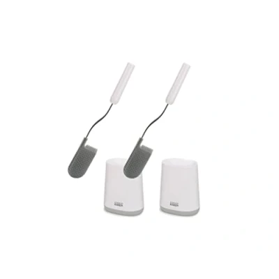 Afbeelding van Joseph Toiletborstel Met Houder Pp 43 Cm Wit 2 Stuks