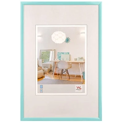 Afbeelding van walther design New Lifestyle KV824U kunststof fotolijst 18 x 24 cm turquoise