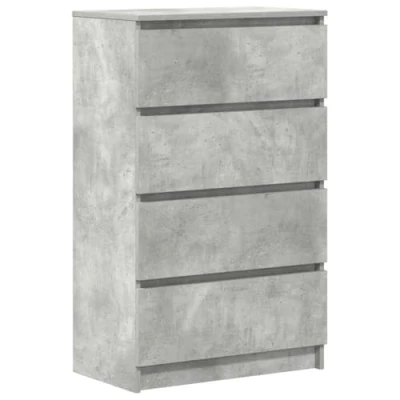 Afbeelding van vidaXL Dressoir betongrijs, 60 x 35 98,5 cm, bewerkt hout