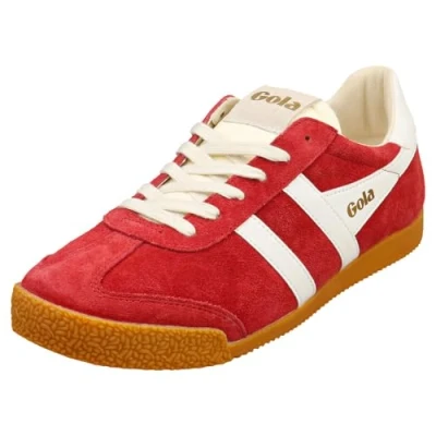 Afbeelding van Gola ELAN Sneakers laag, Heren, Maat: 42, Deep red white Veloursleer