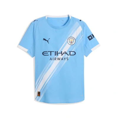 Afbeelding van Manchester City 25/26 Authentic thuisshirt voor Heren, Blauw/Wit, Maat L PUMA