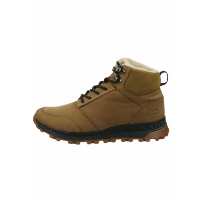 Afbeelding van Clarks Veterboots, Heren, Maat: 43, Dark sand wlined Leer