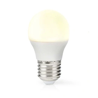 Afbeelding van LED lamp E27 Kogel Nedis (4.9W, 470lm, 2700K)