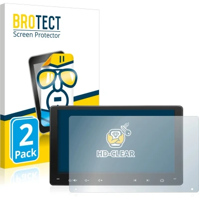 Afbeelding van BROTECT Screenprotector voor Atoto A6 PF 9 Zoll Folie Beschermfolie transparant (2 Stuks)