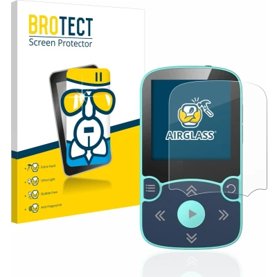 Afbeelding van BROTECT Screenprotector voor AGPtek A65X MP3 Player with clip Folie Beschermfolie Beschermglas transparant