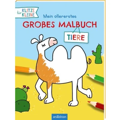 Afbeelding van Mein allererstes großes Malbuch Tiere