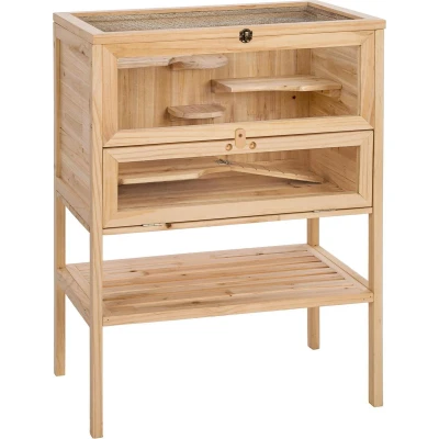 Afbeelding van tectake Hamsterkooi 60 x 40 80 cm 403246