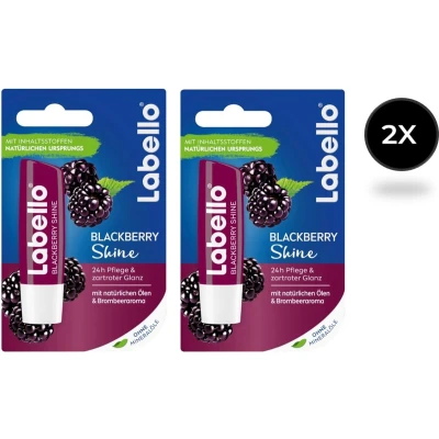 Afbeelding van Labello Duopack Lippenbalsem Blackberry Shine