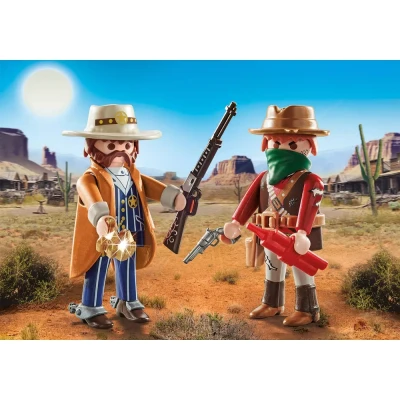 Afbeelding van Playset Playmobil Sheriff 14 Onderdelen