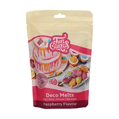 Afbeelding van FunCakes Deco Melts Smeltsnoep Frambozensmaak 250g