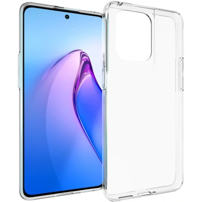 Afbeelding van Accezz Hoesje Geschikt voor Oppo Reno 8 Pro 5G Siliconen Clear Backcover transparant