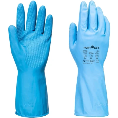 Afbeelding van Handschoen FD Chemicaliën B Latex Licht Portwest
