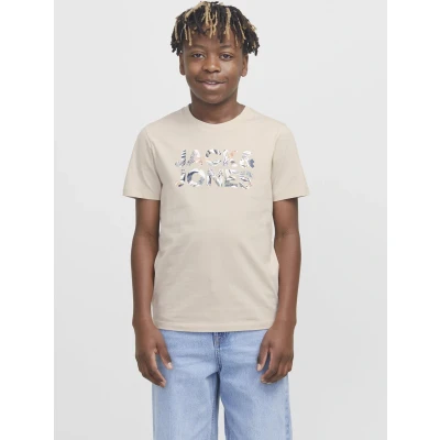 Afbeelding van Jack &amp; Jones Junior Jjebryan LOGO TEE O NECK JNR Tshirt print voor kinderen, Maat: 140, Moonbeam