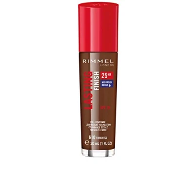 Afbeelding van Rimmel Lasting Finish 25 HR Foundation 610 Tiramisu