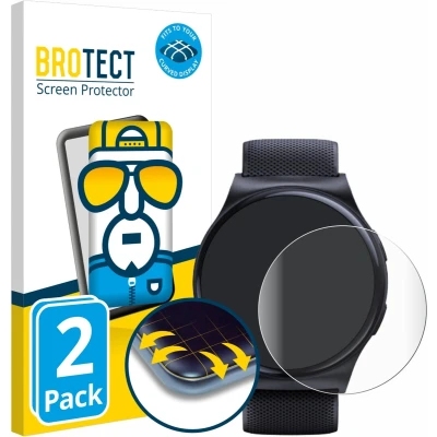 Afbeelding van BROTECT Volledig scherm bescherming, Smartwatch beschermfolie, Transparant