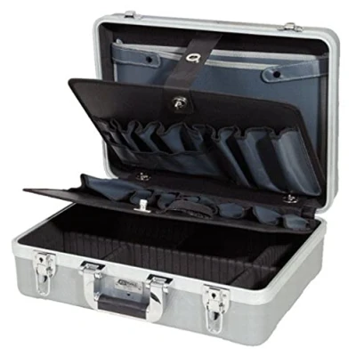 Afbeelding van KS Tools, Gereedschapskisten, ABS hard shell gereedschapskoffer met aluminium frame, LxBxH 471x338x154 mm, zilverkleurig (1 onderdelen)