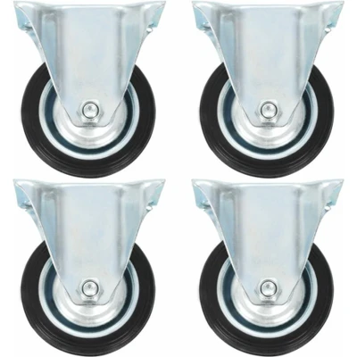 Afbeelding van VidaXL 24 st Wielen vast 75 mm
