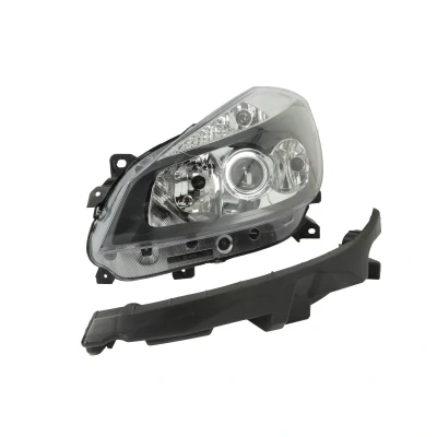 Afbeelding van TYC 20 0796 15 2 Koplampen Links H7/H1/H7 Met hoeklamp voor rechtsrijdend verkeer elektromotor RENAULT: Clio 3, III Grandtour