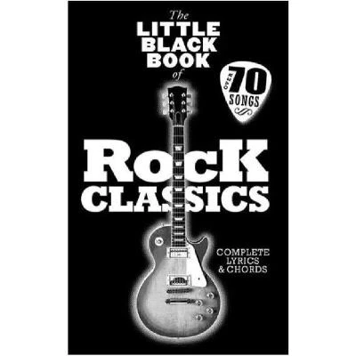 Image de Partitions variété, pop, rock... MUSIC SALES LITTLE BLACK BOOK ROCK CLASSICS PAROLE ET ACCORDS Guitare