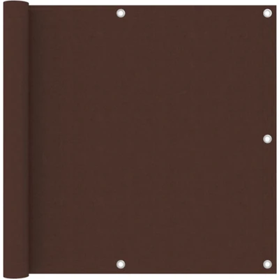 Afbeelding van Balkonscherm 90x300 cm oxford stof bruin