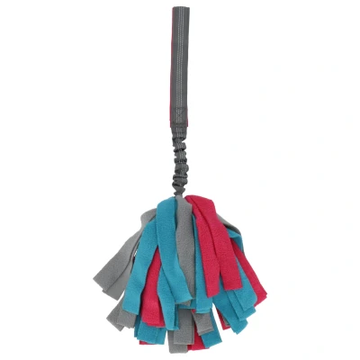 Afbeelding van Adori Fleece Tug Spider 50 cm Hondenspeelgoed Roze&amp;Grijs&amp;Blauw