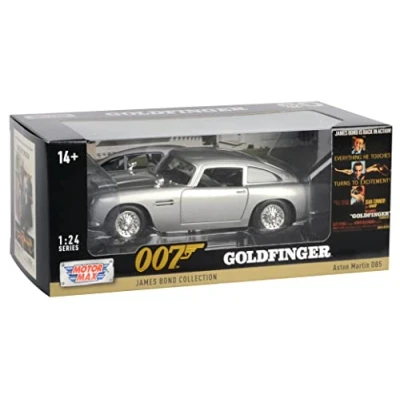 Afbeelding van OPO 10 Miniatuurauto op schaal 1:24 compatibel met Aston Martin DB5 James Bond Collection Goldfinger Motormax 79857