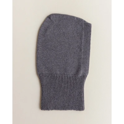 Afbeelding van Hvid JongensMeisjes Balaclava fijngebreide muts in de kleur Lichtgrijs, maat: 3/5 jaar