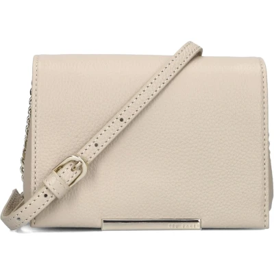 Afbeelding van Ted Baker Rousen BAR Detail Crossbody BAG Schoudertas, Dames, Maat: One Size, Ecru