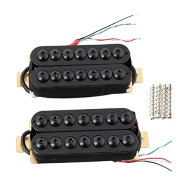 Afbeelding van Pick up Elektrische Gitaar Magneet Keramische Dubbele Coil Zwart Geschikt Voor Gibson pickups