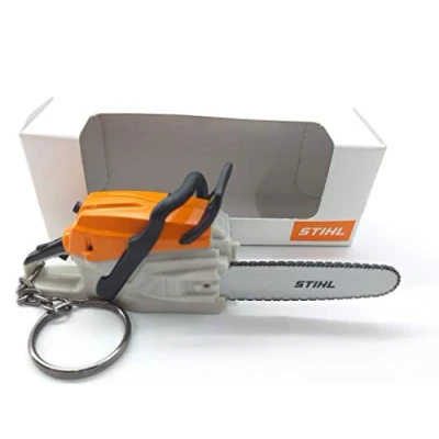Afbeelding van Stihl Sleutelhanger op batterijen werkende kettingzaag, oranje, Oranje