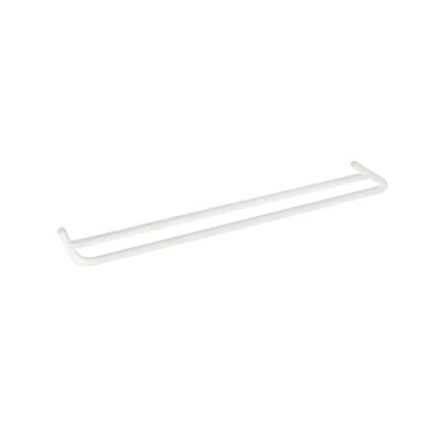 Afbeelding van Waterevolution flow dubbele handdoekhouder 60cm mat wit A112DBR