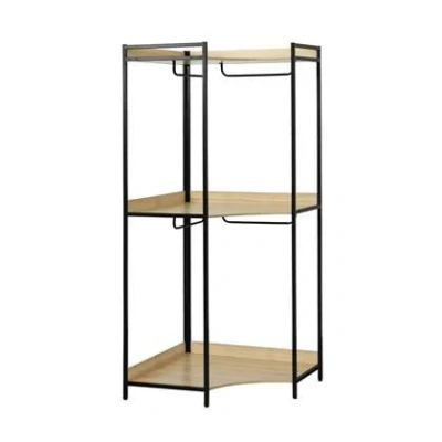Afbeelding van sweeek Hoekkast met 4 hangdelen en 2 legplanken, b 80 x d h 190 cm
