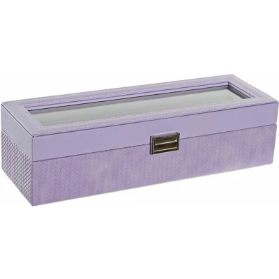 Afbeelding van Doos Juwelenkistje DKD Home Decor Polyurethaan Lila (33 x 11 9 cm)