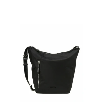 Afbeelding van Marc O&#039;Polo Schoudertas Elma Hobo Bag Black Zwart