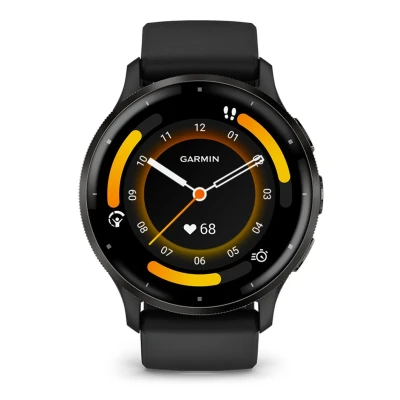 Afbeelding van Garmin Venu 3 Zwart (Zwarte Siliconenband)