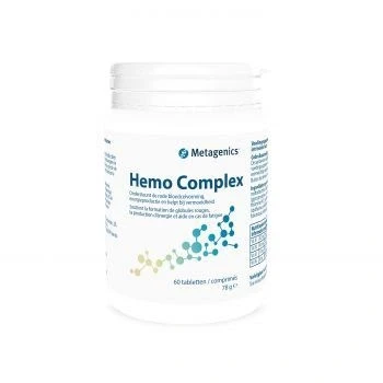 Afbeelding van Metagenics Hemo Complex Tabletten 60TB