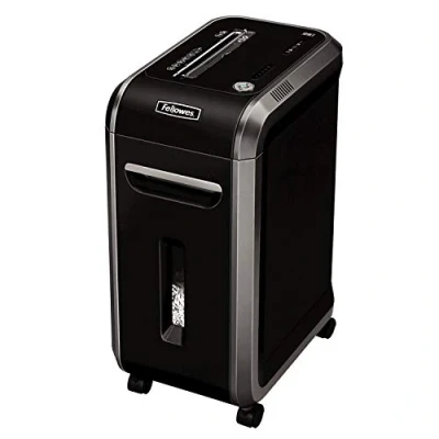 Afbeelding van Fellowes Powershred 99Ci Papierversnipperaar, fijngesneden (P4), voor kantoor, met 100% vastloopvrije technologie, Safesense, energiebesparend systeem, prullenbak 34
