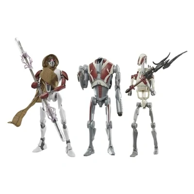 Afbeelding van Star Wars De zwarte serie MagnaGuard, Super Battle Droid, Droid Jedi: Survivor actiefiguren 15 cm