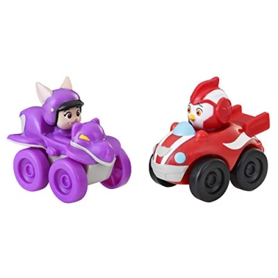 Afbeelding van Top Wing Hasbro Mission Control Racer 2 Pack Assist E5282EU4 Shirley Squirrely and Chomps figuur + voertuig nieuw