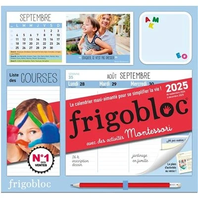 Image de Frigobloc Hebdomadaire 2025 Montessori (de sept. 2024 à déc. 2025)