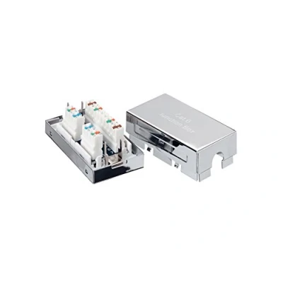 Afbeelding van Equip 135620 Cat6 Junction Box f22 26 AWG, Shielded solid wire, Class e, Silver