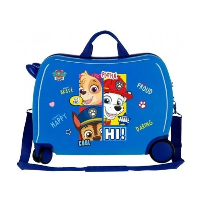 Afbeelding van Paw Patrol ABS kinderkoffer rol zit kobalt blauw