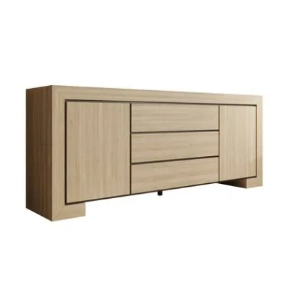 Afbeelding van Meubella Cayuga Dressoir Eiken 225x48x90 cm